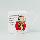 Boxed Bone China Mug -  Leopard